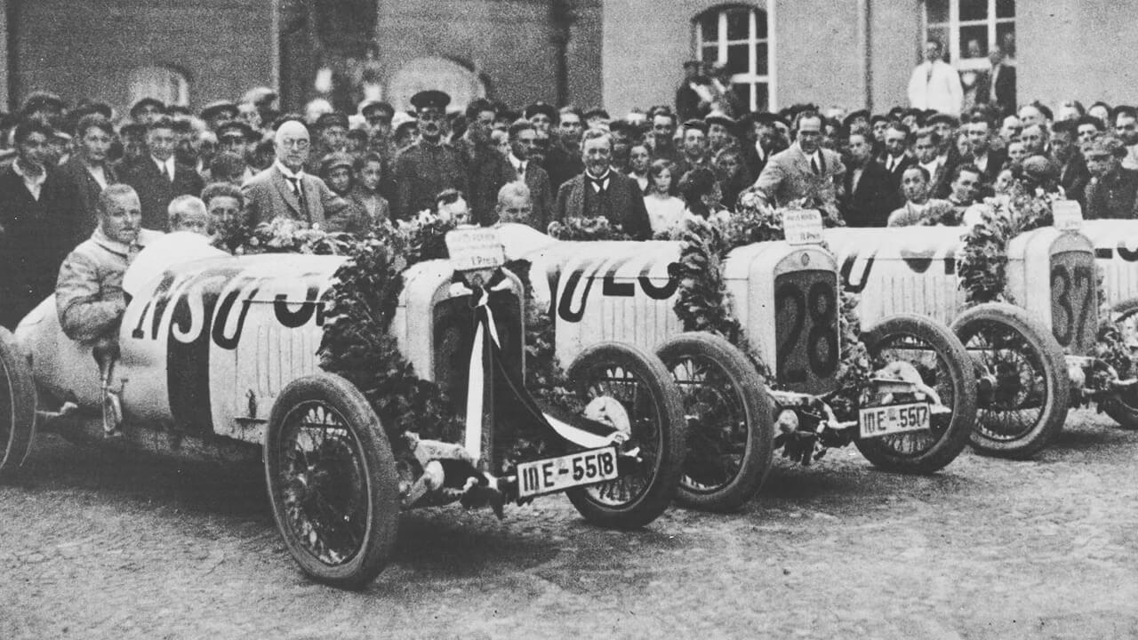 Historic Audi racing car from 1900s
