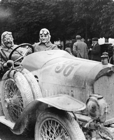 Historic racing scene