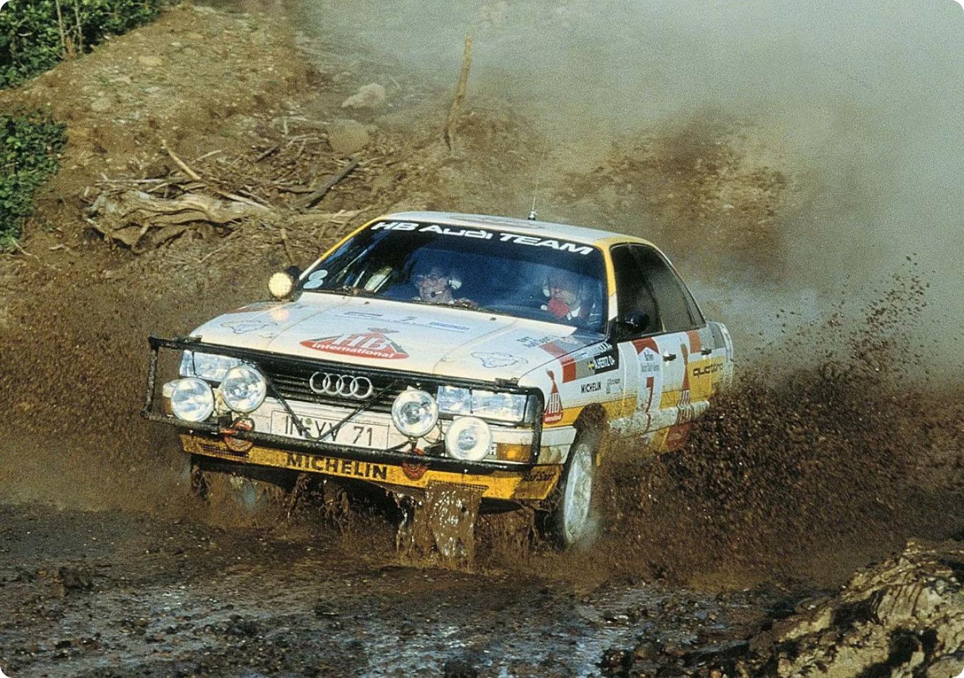 Audi cars from 1980s